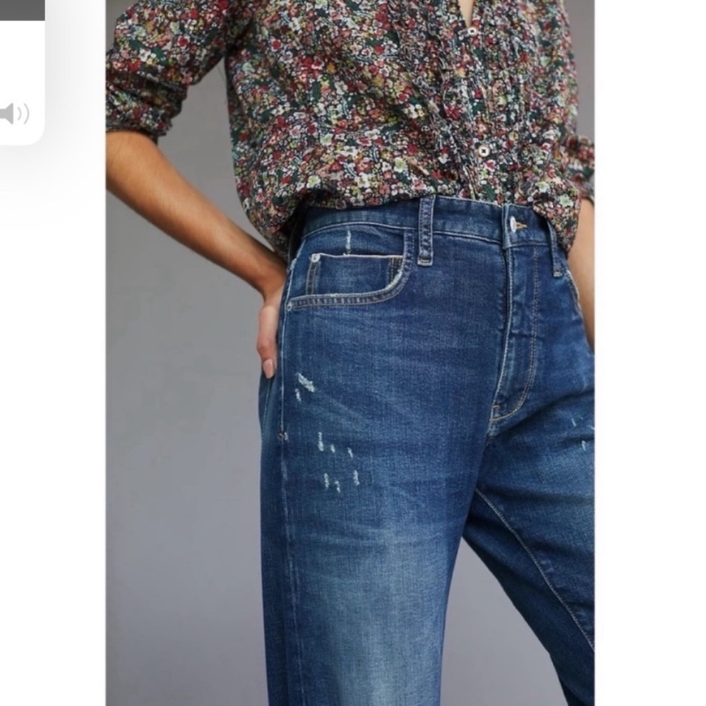 Anthropologie Pilcro Selvedge Boyfriend Jeans Size 32 Blue Relaxed Denim Plus - Picture 3 of 8